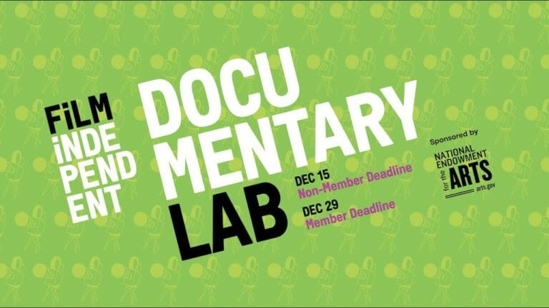 Film Independent’s documentary lab applications are open