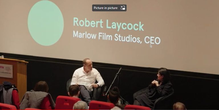 The front-line in production: people & places, Dame Pippa Harris and Robert Laycock at Marlow Film Studios’ education summit
