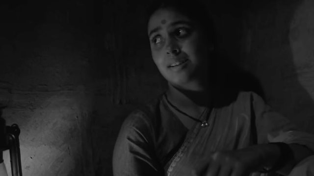 A woman singing