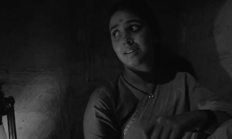 A woman singing