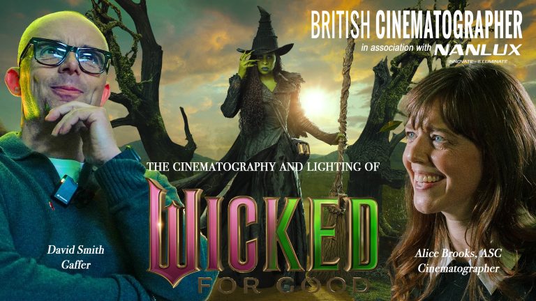 Alice Brooks ASC and David Smith on a poster for Wicked
