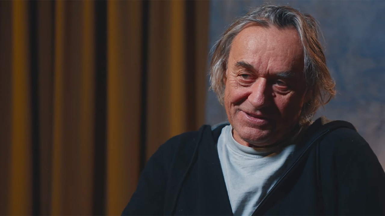 Wolski sat in a hoodie and t-shirt