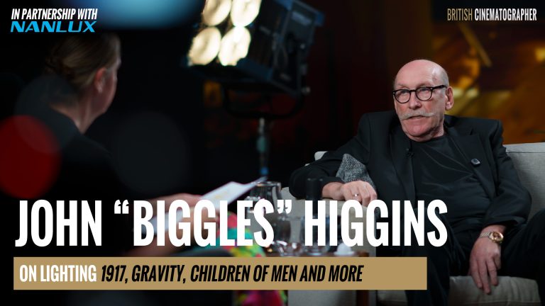 Biggles sat in conversation with a person