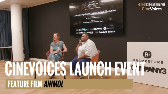 Two people talking for a Q&A