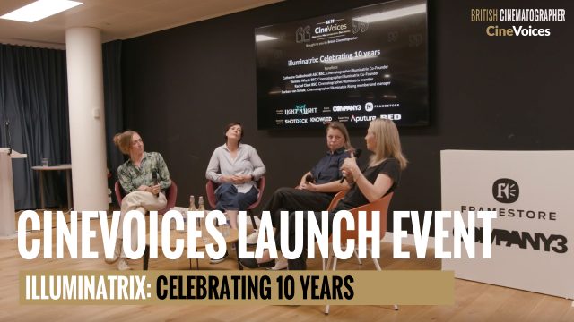 A group of people talking on a panel