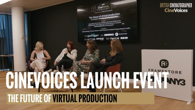 A group of people talking on a panel
